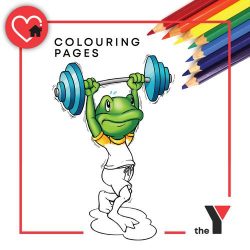 Fitness Philbert Colouring In Activity